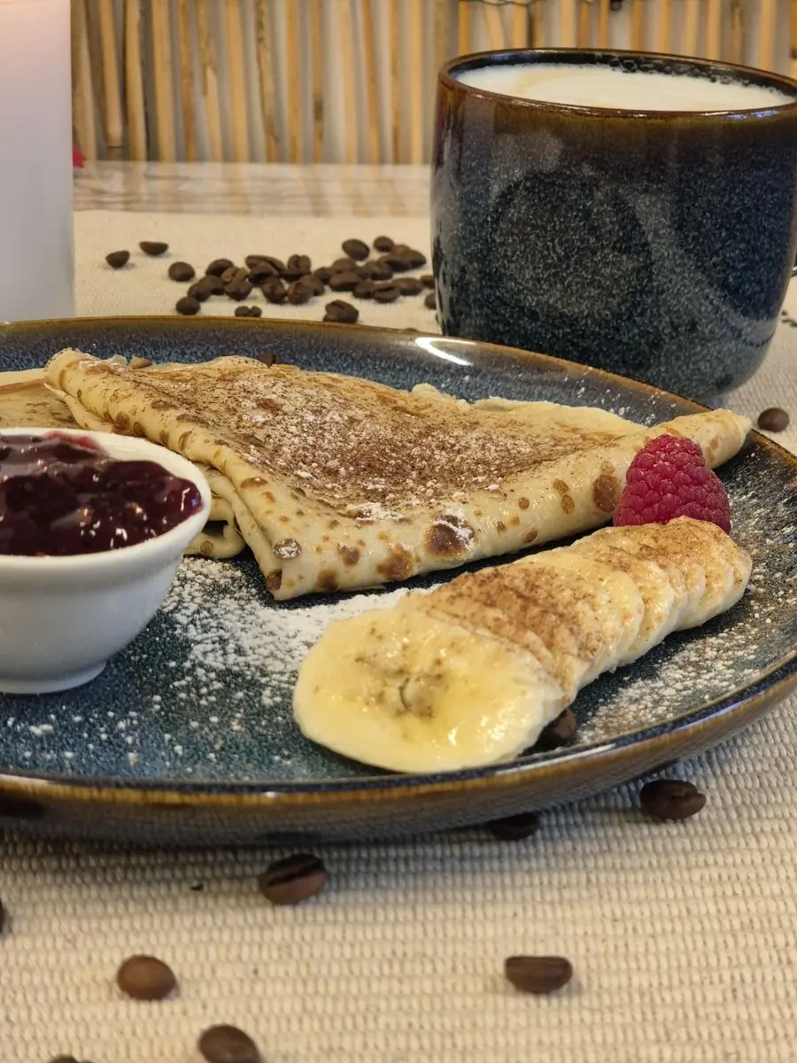 Crepes with Banana and Nutella
