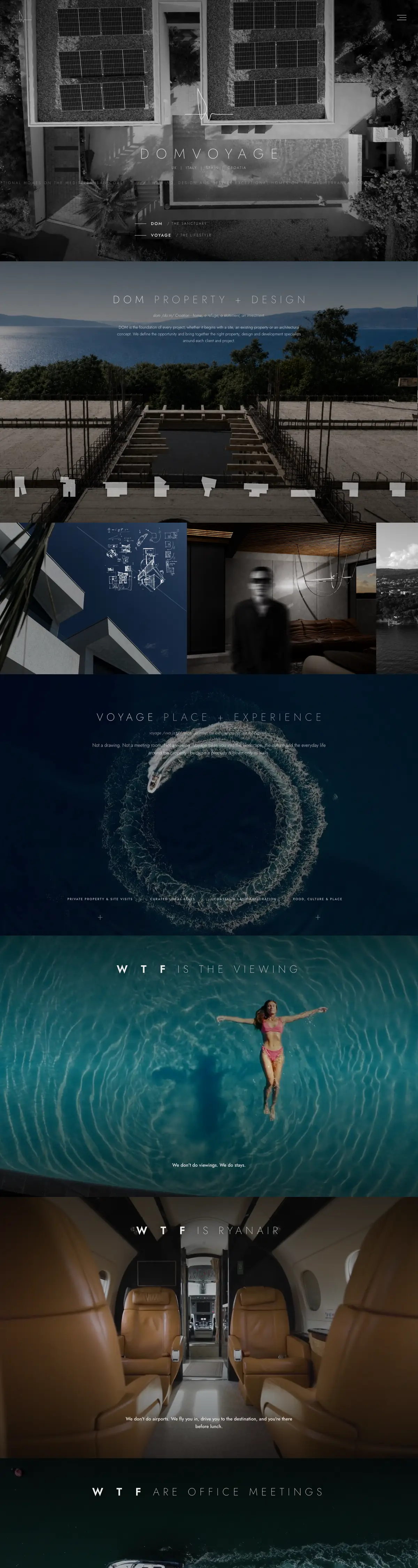 DOMVOYAGE website by KRAYON