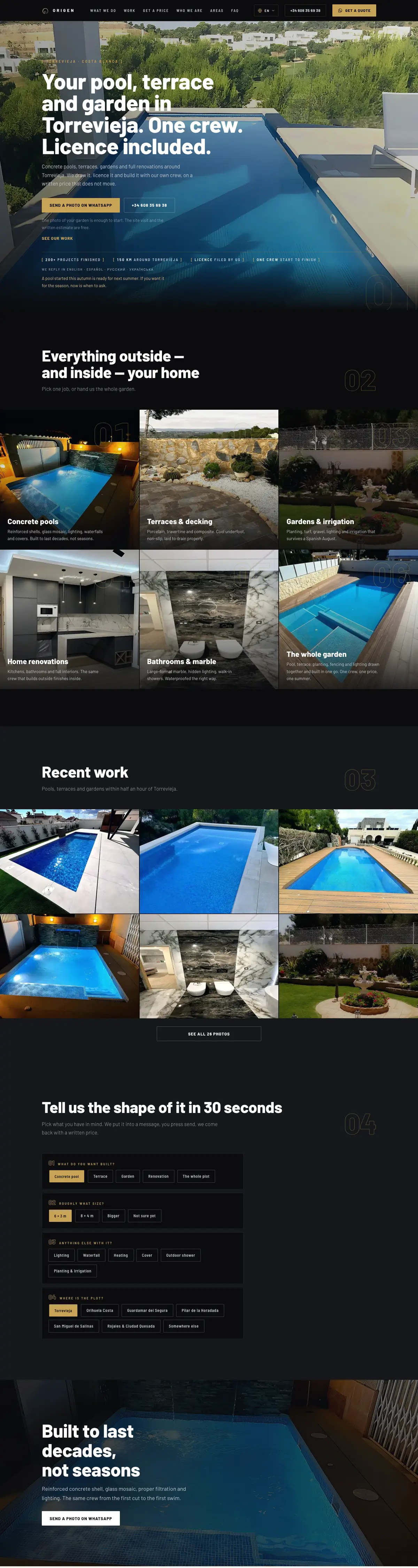 ORIGEN website by KRAYON